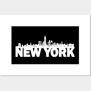 NYC Skyline Posters and Art